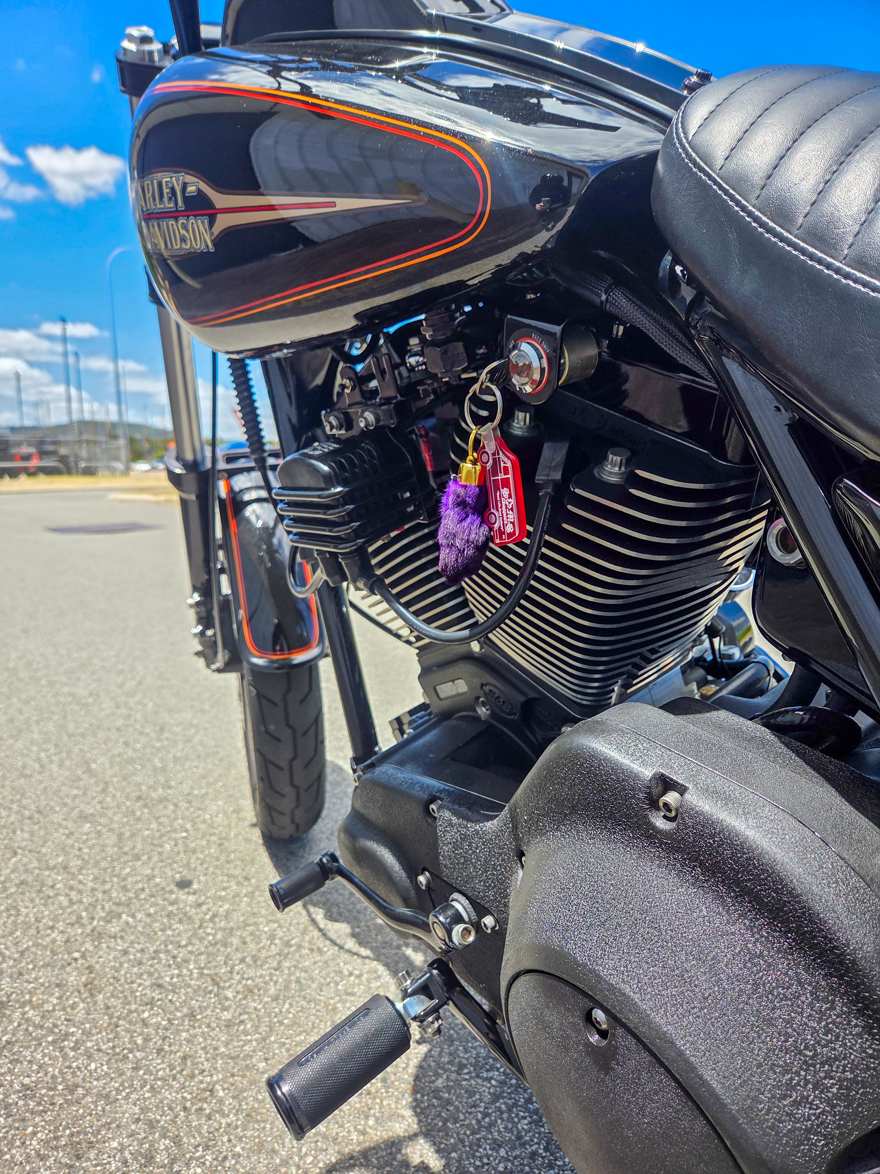 Rider's POV — down the open road